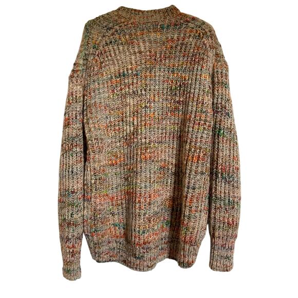 Aritzia Wilfred Free Beige Multicolor Cable Knit Women's Medium Sweater - Picture 2 of 6